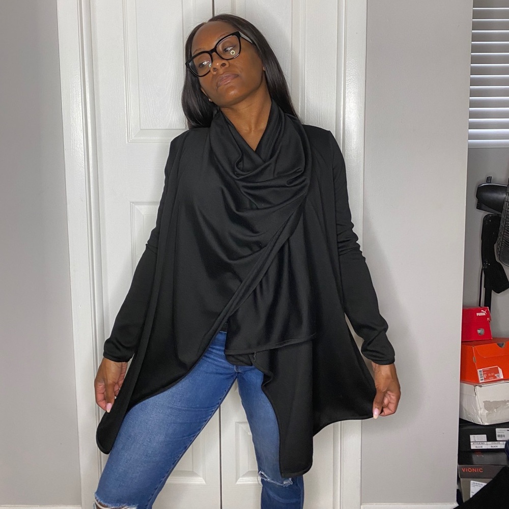Black Wrap Jacket